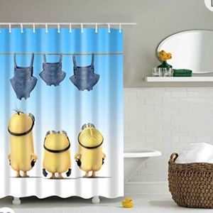 Mischievous Minions Shower Curtain Set